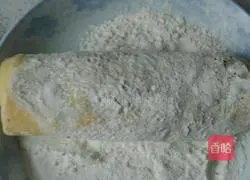 Illustration of how to make egg and vegetable pancakes 10