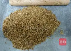 Illustration of how to mix sesame seeds and walnuts 4