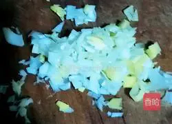 Illustration of home-style green onion pancake 3