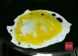 Illustration of making hand cake 1