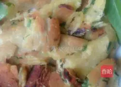 Illustration of how to make scallion pancakes 6