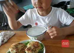 Pastoral Illustration of how to make potato pancakes 6