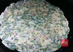 Illustration of how to make chive cake 5