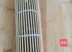 Illustration of how to make five-color sushi 9