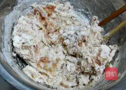 Illustration of Korean Spicy Cabbage Cake 4