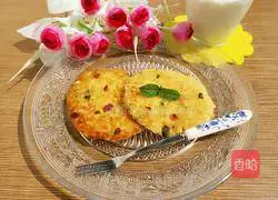 Illustration of how to make rice and egg pancakes 10