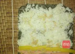 Illustration of how to make sushi 2