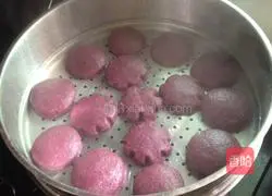 Steamed purple sweet potato Illustration of how to make cakes 7