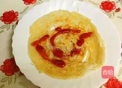 Illustration of how to make cucumber and egg hand cakes 6