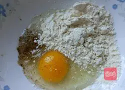 Illustration of how to make radish and mushroom pancakes 3