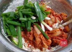 Korean spicy cabbage pancake recipe 5