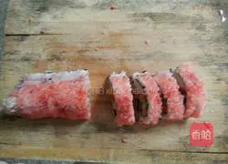 Illustration of how to make Sakura sushi 12