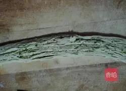 Illustration of how to make hand-shred green onion cake 7