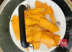 Illustration of how to make steamed pumpkin cake 2
