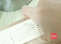 Corn and meat floss sushi recipe 9