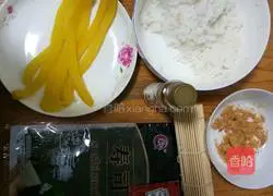 Illustration of homemade sushi 1