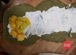 Illustration of how to make matcha towel rolls 11