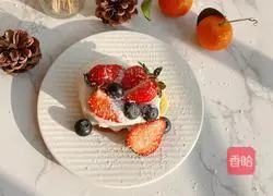 Yoghurt Illustration of how to make waffles 10