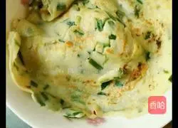 Leek and egg pancake recipe 4