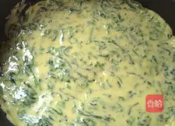 How to make spinach egg pancakes Illustration 7