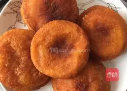 Illustration of how to make sweet potato pancakes 10