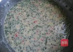 Illustration of how to make colorful pancakes 4