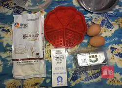 Cranberry Waffles Illustration of how to make husband cake 1