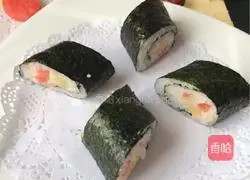 ~Watermelon Fruit Sushi~ Recipe Illustration 15