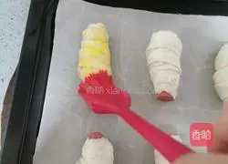 Illustration of how to make grilled sausages with hand cakes 9