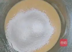 Illustration of how to make Japanese soufflé waffles 4