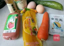 Illustration of how to make fancy sushi 1