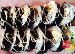 Illustration of how to make original sushi 12