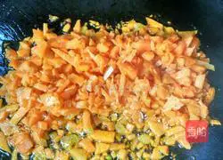 Illustration of how to make carrot and egg pancakes 2