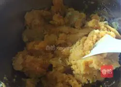 Illustration of how to make roasted sweet potato pancakes 3