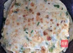 Illustration of how to make scallion pancakes made by Gege 9