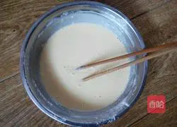 Illustration of how to make green onion and egg pancakes 3