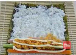 Illustration of how to make sushi 3