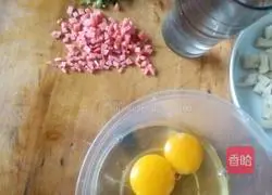 Illustration of how to make egg pancakes 1