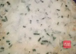 Illustration of how to make leek and cumin pancakes 10