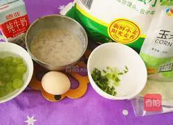 Illustration of how to make fruit whole grain pancakes 1