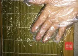 Illustration of how to make fragrant rice sushi 1