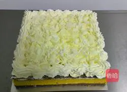 Snowy milk cheese cake 8-inch recipe illustration 16