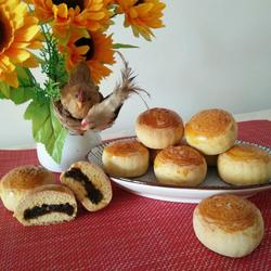 Date paste egg yolk cake