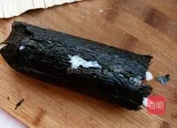 Pumpkin Illustration of making light sushi 7