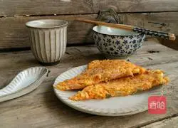 Illustration of how to make kimchi pancakes 15