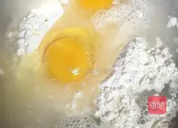 Illustration of how to make vegetable pancakes 1