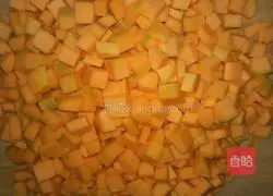 Illustration of how to make pumpkin cake 1