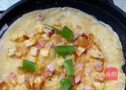 Illustration of how to make multigrain pancakes 2