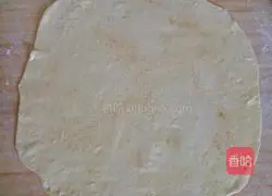 Illustration of making dough scallion pancake 7