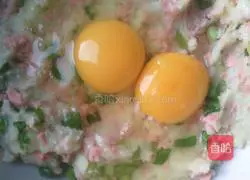 Potato ham cake Practice illustration 4